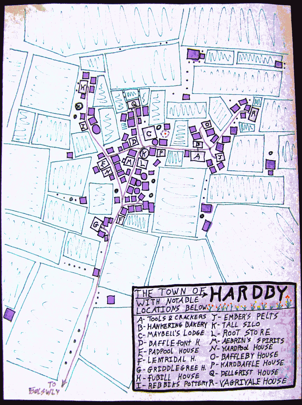 Hardby Map