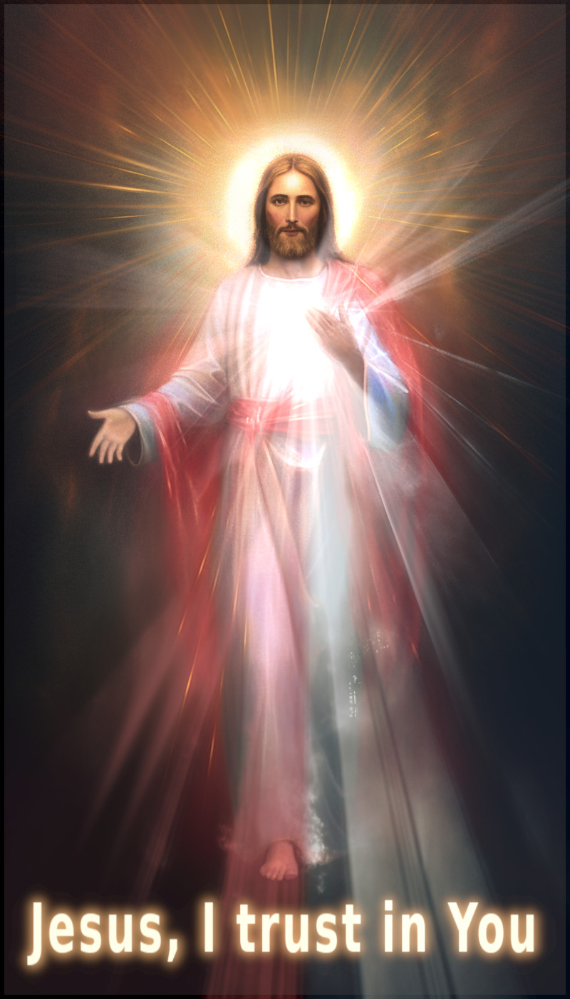 Divine Mercy Image. Jesus, I trust in You