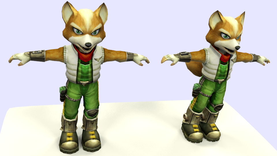 Star Fox 64 - Fox McCloud - 3D model by Video_game_collector