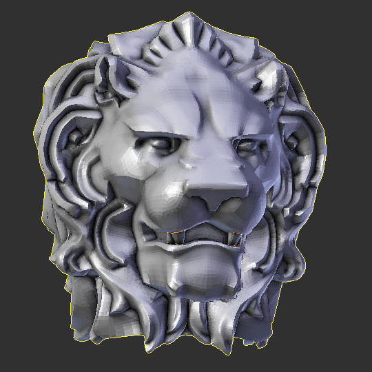 Lion Head Progress
