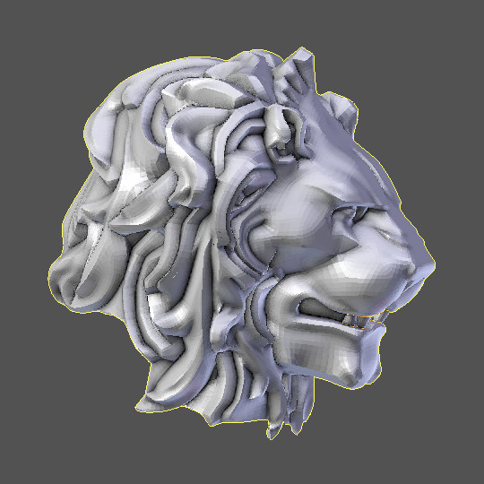 Lion Head Progress