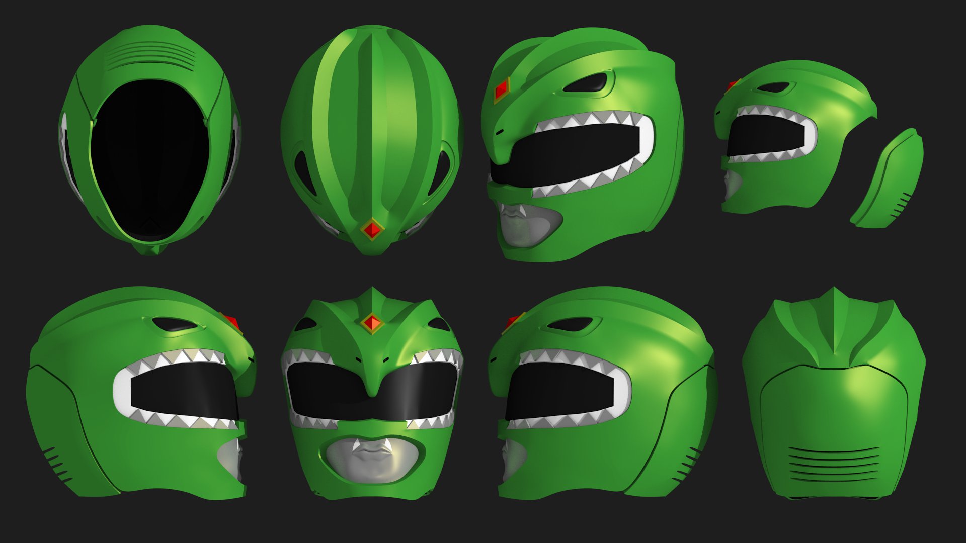 Green Ranger Helm