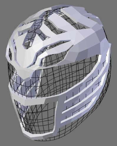 White Ranger Helm Preview