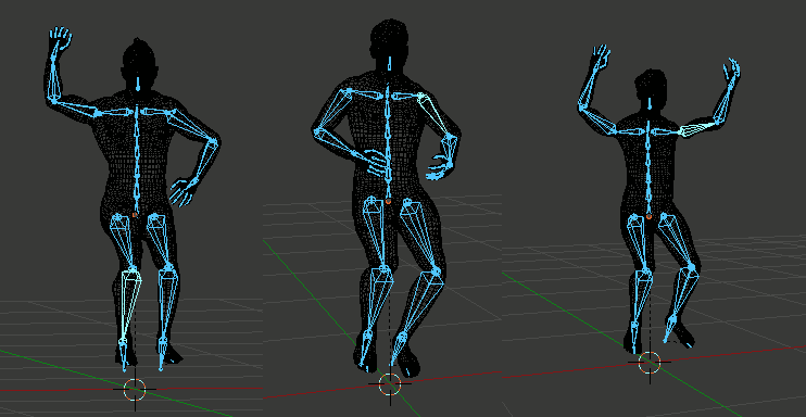 Rigged 3D body scans