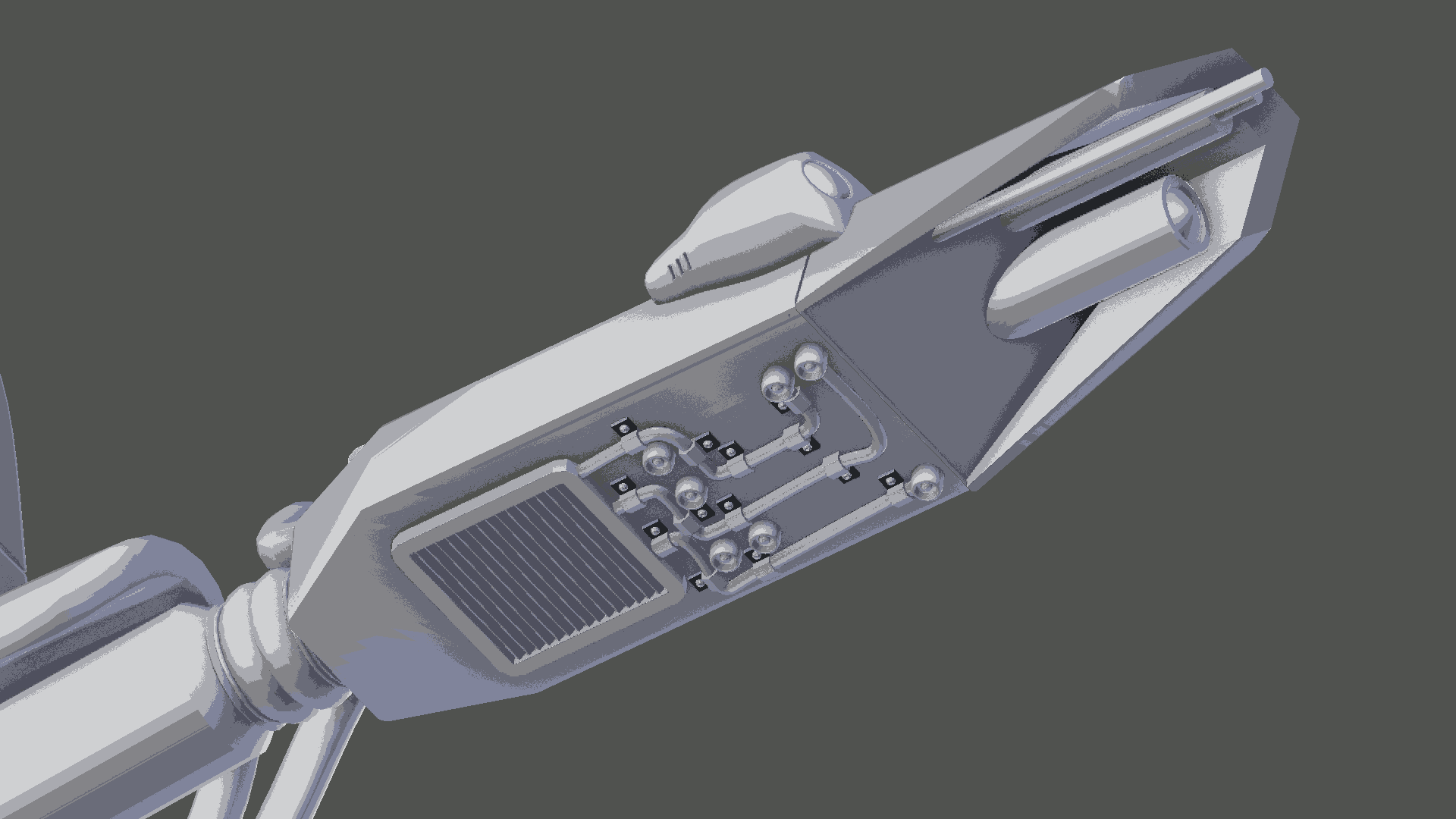 Mech gun arm, underside