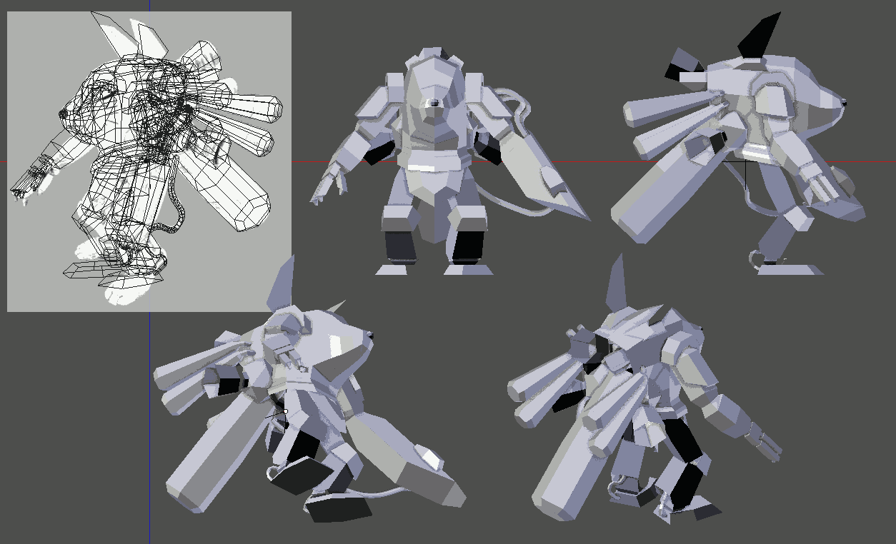 Mech Low Poly