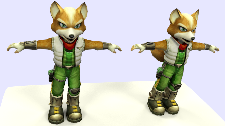 Starfox Uprez Full Model comparison