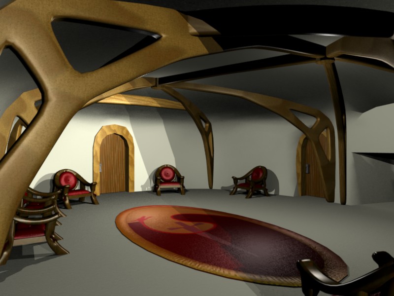 Hobbit Doors by Midjourney