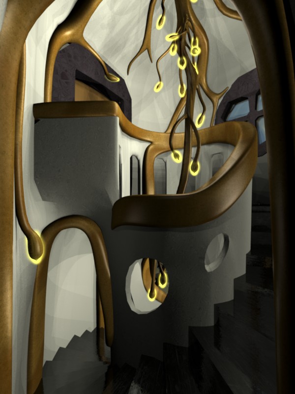 Cottage Mid Spiral Staircase