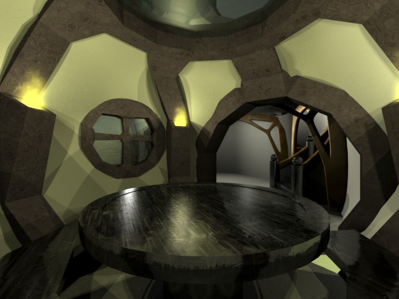 Cottage room under the waterfall