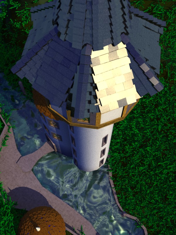 Cottage Tall Tower Exterior