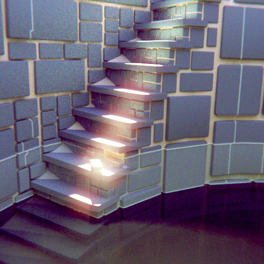 Spiral Masonry Stairs