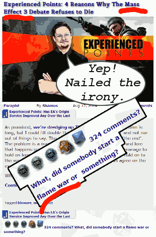 Shamus ME3 Irony Compressed