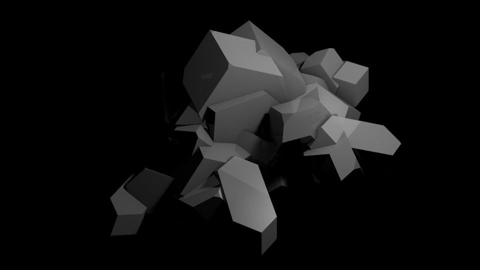 4 sided crystal cluster